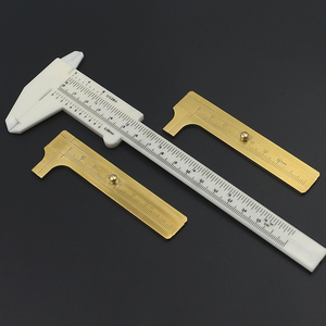 塑料游标卡尺 小型铜卡尺迷你游标卡高精度厚度测量尺子工具文玩