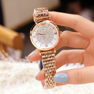 阿玛妮女士手表满天星十大名牌2022年新款时尚简约气质学生女腕表