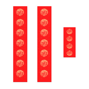 南国书香 万年红对联纸手写空白春联纸洒金烫金宣纸五言七言专用纸