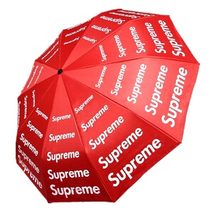 【别摸我的伞】潮牌雨伞supreme全自动小清新原宿防晒晴雨两用伞
