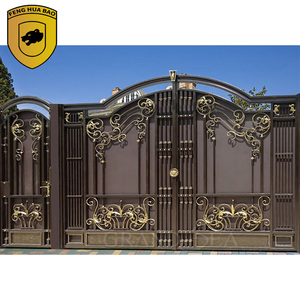 加工庭院别墅仿古电动平移门 花园铁门铁艺 设计定制工艺大门户外