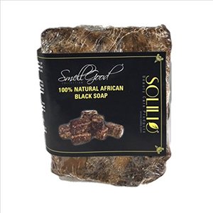 raw african black soap from ghana 5lbs加纳生非洲黑皂5磅