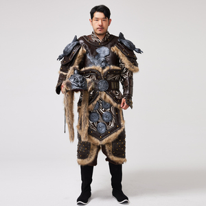 影视古装蒙古士兵盔甲匈奴战袍突厥将军游牧民族藏族胡人演出铠甲