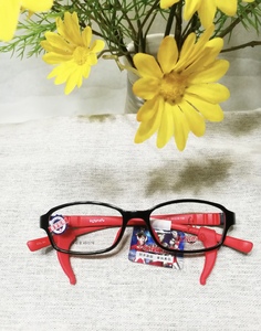 hl605145900淘宝儿童眼镜框硅胶超轻远视近视弱视矫正u103 镜架镜片