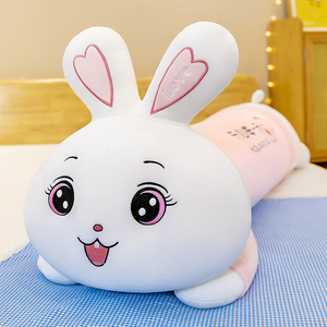 兔子毛绒玩具长条睡觉抱枕布娃娃女生可爱小白兔公仔床上玩偶大号
