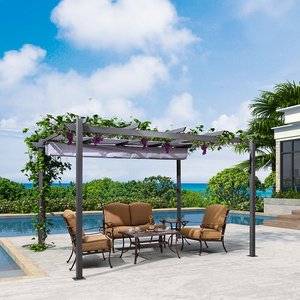 防腐木葡萄架户外