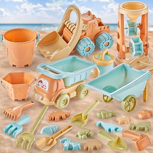 儿童沙滩戏水玩具套装宝宝海边挖沙玩沙子挖土工具铲子桶沙漏沙池