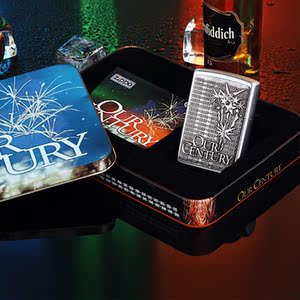 zippo正品打火机 c99年度机 1999年千禧礼花 珍藏纪念款 防风正版