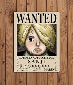 e动漫山治海贼王海报通缉令鼠标垫