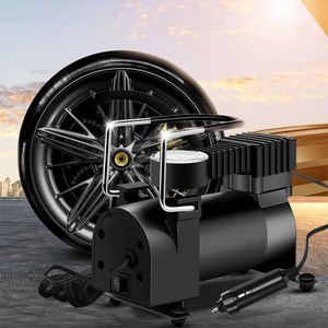 随车充气泵棒车载高压小车自动打气泵汽车用栽机冲气充胎气便携式