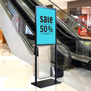 kt板展架立式展示架双面立牌海报架广告架易拉宝广告宣传架子展架