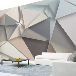 几何三角北欧壁画