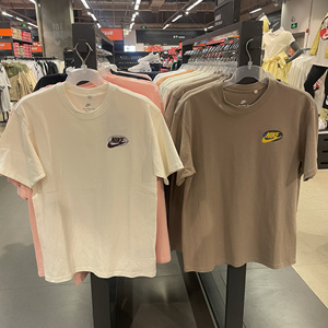 犇犇运动nike/耐克 男子圆领背后地球字母图案休闲短袖t恤 fb9812