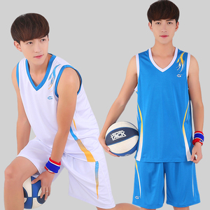 青少年篮球服套装男定制球衣印字大学生夏季速干透气运动背心队服