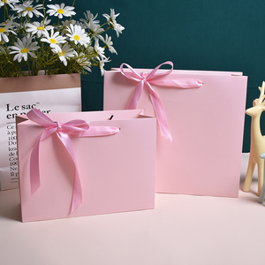 礼品袋手提纸袋粉色