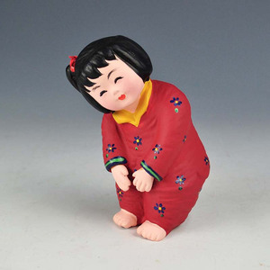 高端天可泥人张彩塑 梦娃娃 津爱人塑n泥泥娃娃摆件 开奢华