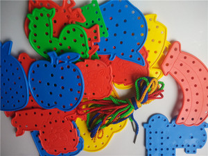 儿童玩具积木穿线板穿线玩具动物穿线串线积木幼儿园上课玩具批