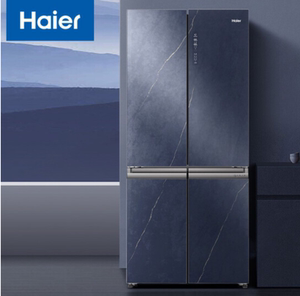 海尔京馨501升风冷无霜变频冰箱十字门bcd-501wlhtdd5byu1