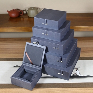 赏盘盒盘子包装盒空盒礼品盒砚台盒相框盒礼物盒正方形扁盒锦盒