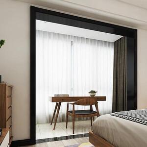 碳晶实木门窗套实木包窗户框包边套阳台哑口套客厅飘窗套线