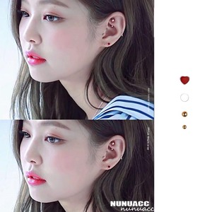 907人付款淘宝blackpink金智妮jennie同款耳环闪钻长款925银针耳钉无