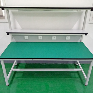 电子工厂定制中小型钳工桌检验测试桌防静电工作台双层抽屉可拆卸