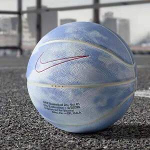 nike耐克篮球正品aj乔丹蓝球蒂芙尼蓝耐磨天空蓝粉色限量版七号球