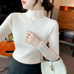 熟了梅子女装旗舰店rome潮牌时芮原创女装长袖高领毛衣打底衫