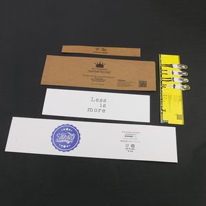 外卖盒腰封印刷打包条卡套定制寿司包装定型纸定做封套订制