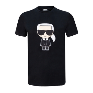 00karllagerfeld旗舰店天猫karl lagerfeld卡尔老佛爷t恤夏ikonik
