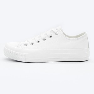 百搭简约日系纯白高帮帆布鞋男女通穿diy手绘无标logo高腰小白鞋