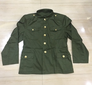 库存正品87式涤卡冬常服冬季涤卡军绿外套 棉袄罩衣黄涤卡耐磨
