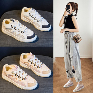 德训鞋女滑板鞋新款ulzzang复古街舞休闲运动潮鞋低帮百搭嘻哈单