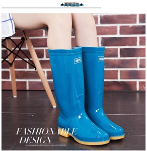 包邮回力女士高筒雨鞋舒适防水防滑时尚套鞋简约舒适韩版雨靴813