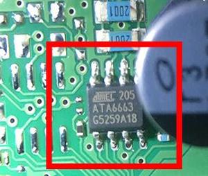 ATA6663 汽车LIN收发器通讯IC芯片模块 SOP8脚全新进口