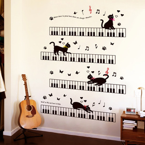钢琴墙贴