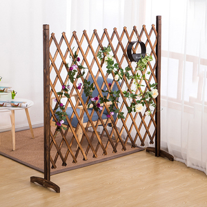 活动装饰围栏推拉栅栏隔断实木屏障餐厅简易饭店室内格栅网餐饮