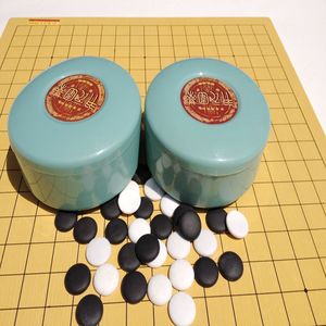 双元(精瓷)围棋仿布棋盘套装,古法工艺老品牌比赛用棋手感极佳