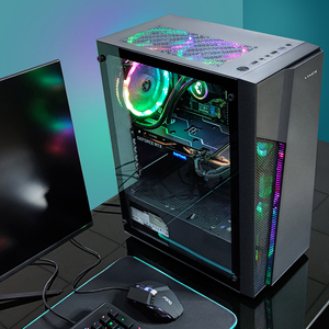 酷睿i7华硕高配电脑台式主机全套diy电竞水冷游戏型家用组装整机