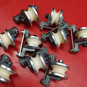 绞弓陶瓷轮配铝盖过线导轮铝座弓带配件束丝机束线对绞高速绞线机