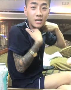 快手红人刘大美人 mc浪子吴迪 刘叉叉同款睡衣男套装短裤情侣夏