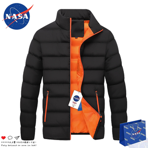 NASA联名羽绒棉服男款秋冬季立领保暖棉衣外套男士轻薄短款面包服