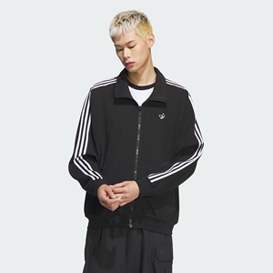 Adidas三叶草 专柜正品 苏翊鸣合作款运动休闲宽松夹克外套JG1514