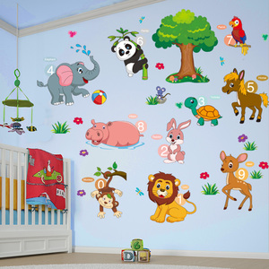 3d立体墙贴纸卧室墙面装饰儿童房间布置婴儿卡通贴画墙纸自粘墙画