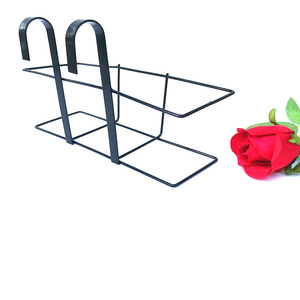 讲台花挂钩演讲台桌挂架铁质支架会议花架鲜花挂式花泥架花艺资材