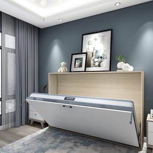 前程有限公司88淘宝定侧翻隐形床五金配件壁挂床单双人折叠藏墙床下