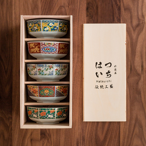 美浓烧陶瓷八角大碗同合日本进口复古宫廷风家用汤碗高档日式餐具