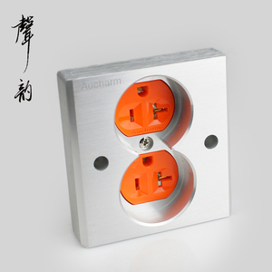 声韵hifi发烧音响电源美标插座86墙插面板美式墙上插座86面板