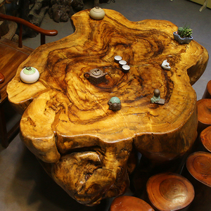 根雕茶台红椿木茶桌整体树根大型茶几实木茶桌椅组合茶海mp6620