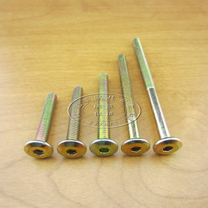 m6家具平头倒边内六角螺丝 斜边家具螺丝紧固螺丝 连接螺丝 机丝